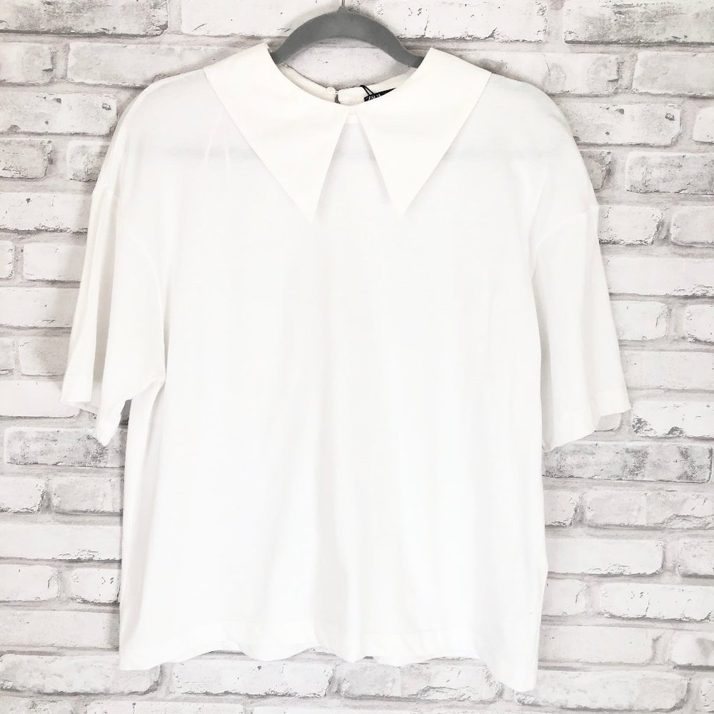 NWT Zara Point Collared Tee